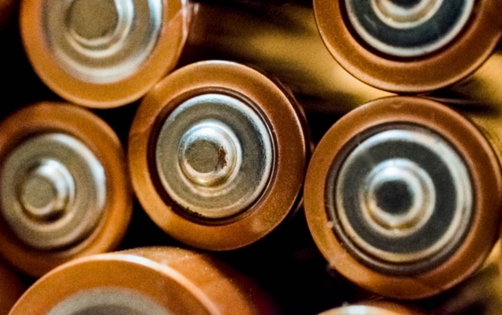 Close Up of Lithium-Ion batteries