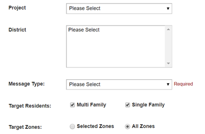 notification fields