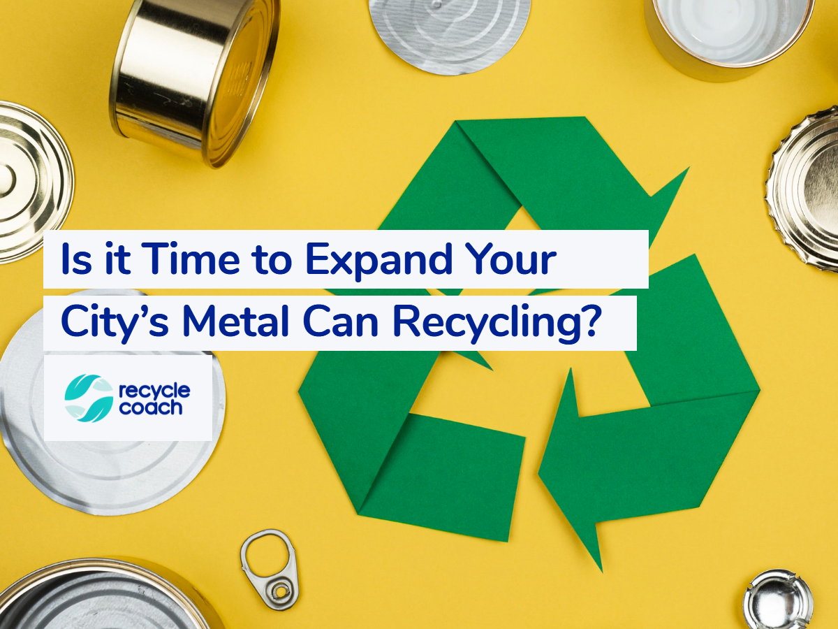 header image for metal can recycling